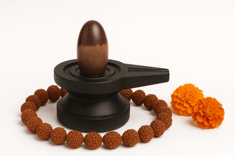 Narmadeshwar shivling rudraksha